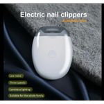 product_image_name-Fashion-Portable Electric Nail Grinder, Automatic Nail Clipper, Easy to Operate, USB Rechargeable, Adjustable in Three Speeds, LED Light for Clear Visibility at Night, Say Goodbye to Nail Dust, Clean And Hygienic-1