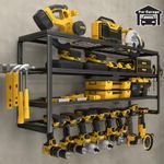 Generic 1pc Durable Metal Electric Tool Organizer Wall Mount - image 2