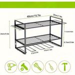 Generic 1pc Durable Metal Electric Tool Organizer Wall Mount - image 4