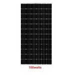 100watts 18volts Mono Solar Panel - 1pc