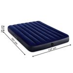 Intex Inflatable air mattress 4ft by 6ft 10” height with electric pump - image 4