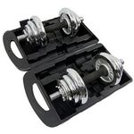 product_image_name-Generic-20kg Adjustable Chrome Dumbell Set With Case Of 10kg Each Hand-1