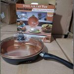Non-Stick Air fry pan with glass covers 