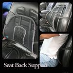 Generic Mesh Lumber Chair Back Support Massage Car Waist Office Cushon - image 2