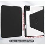 Generic Infinix Xpad 11 inch pen space 360° degree rotation leather Case 2024 release - image 3