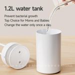 product_image_name-Generic-1.2L Rechargeble Doubl Spray Humidifier 1200 mAh with Nght Light Rechargeble Fan-3