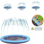 product_image_name-Generic-PVC Sprinkler Splash Mat for Kids Outdoor Lawn Water Fun, Diameter: 100cm-4