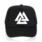 High Design Unisex Face Cap: Black