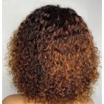 Fashion Super soft pixie curl fringe wig piano color 14inches - image 2