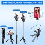 product_image_name-Generic-GUEETON Bluetooth Selfie Stick Tripod + Fill Light +Shutter Remote-3