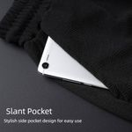 product_image_name-Fashion-Men's 2 In 1 Short Sleeve T-Shirt & Shorts Set- Black-3