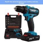 product_image_name-Generic-21V Cordless Drill Set with Rechargeable Battery for Home Repair and Construction Works-8