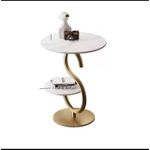 Generic  Home Balcony Coffee Table Luxury Small Wooden Side Table