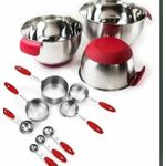  3-Piece Striped Serve & Mixing Bowl Set