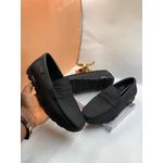 Clarks  Men’s Classic Leather Penny Strap Loafers – Black (EM66) - image 3