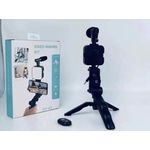 product_image_name-Generic-AY-49 Video Making Kit, Vlogging Kit with Bluetooth Remote, Microphone, Mini Tripod Stand, LED Light & Phone Holder Clip for Making Videos.-4