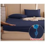 Generic 6 by 7 Waterproof Bedcover- water resistant mattress protector with elastic