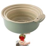 product_image_name-Generic-6Pcs Drain Baskets Strainer Bowls Filter Basket Double Layer Fruit Cleaning Kitchen-1