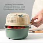product_image_name-Generic-6Pcs Drain Baskets Strainer Bowls Filter Basket Double Layer Fruit Cleaning Kitchen-7
