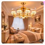 Nordic Lighting Fan chandelier 