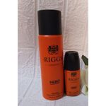 Fragrance Combo Gift Set Perfume of 2 in 1 of Riggs Hero Roll On and Riggs Hero Body Spray.  (The perfect unisex daily comfort use)