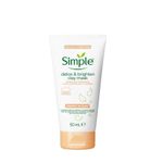 Simple Glow Detox & Brighten Clay Mask, 50ml