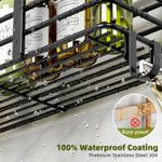 Generic No-drill bathroom shelf, shower organizer with soap dish  - Black - image 4