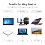 Generic USB To Ethernet Adapter, Driver Free RJ45 to USB C, 100Mbps Type-C Ethernet LAN Network - image 3