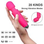 Generic 20 Speed Magnetic Wand Vibrator For Women--RED - image 5