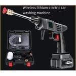 product_image_name-Generic-High Pressure Washer With 2 Rechargeable 48V Batteries, Cordless High Pressure Washer Gun Multi Cleaning Works Like Car & Bike Washing, Gardening & Home Cleaning Works Such  Floor,  Tiles,window Glass & Nets And Fence Cleaning With Hard Carry Case-2