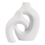 Generic Interlocking / Abstract Couple Ceramic Vase Set (Nordic Donut Vase)