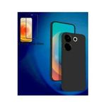 Tecno Camon 20 Pro 5G Quality Silicone Back Cover + Tempered Glass