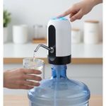 product_image_name-Generic-Automatic Electric Drinking Water Pump, USB Charging Water Dispenser, Water Pump for 5 Gallon, Automatic Water Dispenser Pump Rechargeable With Hose-4