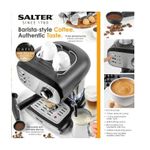 Salter CAFFÈ Barista Pro Espresso, Cappuccino, Latte, Coffee Maker - image 3