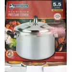 Aluminium Pressure Cooker – 5.5 Litres