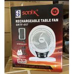 Sonik Rechargeable Table Fan (Model: SRTF-057)