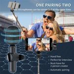 product_image_name-Generic-TECHMASTERS K9 Wireless Microphone 2.4GHz Professional Microphone with Clip for iPhone and Type-C (2 Microphones)-4