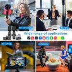 product_image_name-Generic-TECHMASTERS K9 Wireless Microphone 2.4GHz Professional Microphone with Clip for iPhone and Type-C (2 Microphones)-7