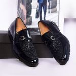 product_image_name-Vangelo-MEN SHINING O CHAIN STONE DESIGNERS HEEL SHOE BLACK-1