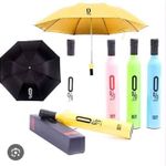 Generic Portable Umbrella / Foldable Wine Bottle Shape Umbrella