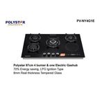 Polystar  4 Gas Burners & 1 Electric In-Built Gas Hob