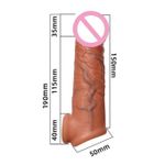 Generic Silicone Penis Extender Male Condom Sleeve - image 2