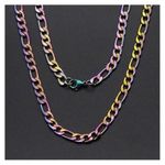 Mens Figaro Multi Colored  Necklace
