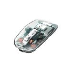 Generic Transparent 3 Mode Wireless Bluetooth Mouse, Rechargeable Ultra-Thin Magnetic Mouse, 2400DPI Power Display, Silent Mouse for Laptop/PC - gray - image 2