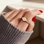 product_image_name-ARHANORY-Evil Eye Rings for Women Adjustable Ring Protection Devil'S Eye Jewelry - Gold-2