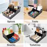 Generic Coffee Station Organizer, Countertop Condiment Storage with 9 Counter Compartments - image 7