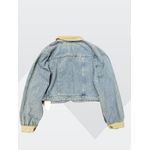 Fashion Super quality ladies luxury crop jeans jacket - image 2