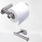 Strong Metal Wall-Mounted Stainless Steel Tissue Holder-Black