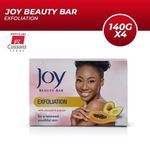 Joy BEAUTY BAR SOAP- EXFOLIATING -140G X4