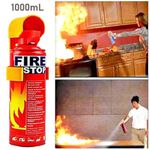 Generic Fire Stop 1000mL Aerosol Foam Fire Extinguisher